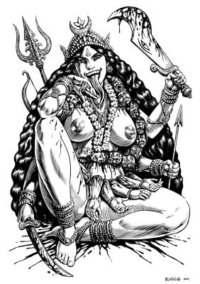 Raúlo Cáceres | Ref DAM05. Kali (29,7x21cm). | Raúlo Cáceres