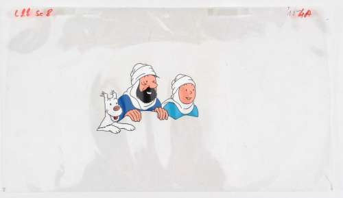 Hergé  (Studios) | Tintin,Â cellosÂ Ã  l’encre de Chine et Ã  la … | Millon