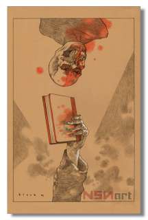 Steven Russell Black - Drawing a day issue 062 page book of the damned