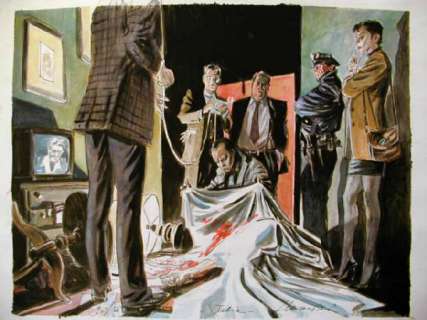 Vannini Luca | JULIA TAVOLA ORIGINALE ACQUARELLO COLORI 33X48 FIRMATA | Casa del Fumetto