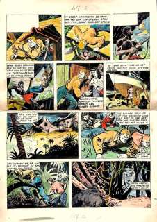 Sirius (Mayeu, Max) | Sirius - Originele pagina (p.47) De Blauwe Sperwer/ l’Epervier Blue T2 - Het Pareleiland / L’Ile aux Perles - (1947) | Catawiki