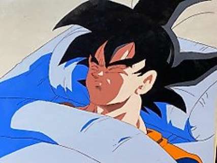 Toei Animation | Dragon Ball Z (1989-1996) - Animation cel and drawing of Son Goku | Catawiki