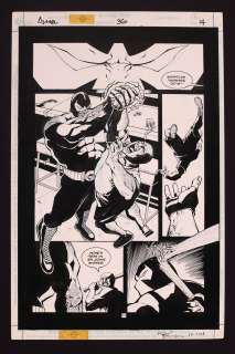 James Pascoe, Roger Robinson - Original Art from Azrael Agent of the Bat #36 (1997) Page 14 Pencils by Roger Robinson, Inks by James Pascoe