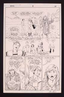 Original Art from Anima #8 (1994) Page 10 Pencils by Steve Crespo, Inks by Andrew Pepoy | mycomicshop.com