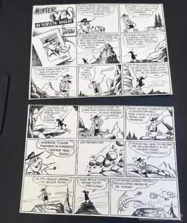 OBRA ORIGINAL MANUEL VAZQUEZ MISTER YES EL TURISTA INGLES LA FOTO DOS PLANCHAS