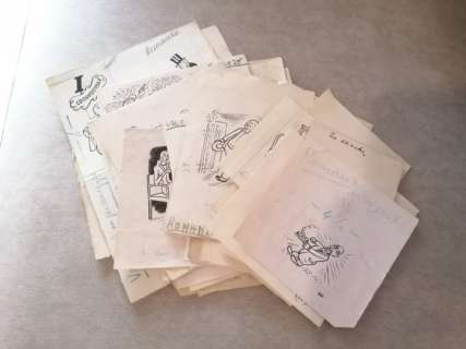 Bruno Angoletta | Novella - Romanzo per tutti Bruno Angoletta - Page volante - Exemplaire unique - (1950) | Catawiki