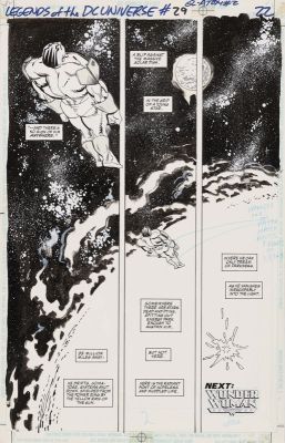 Klaus Janson | Legends of the DC Universe #29: Traitor’s Revenge II: Small World - Page 22, DC Comics Penciler: Gil Kane - Inker: Klaus Janson, 2000 | Philippe Labaune Gallery