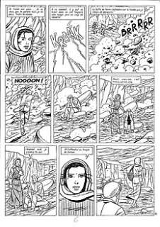 Taymans, André - Taymans, André - Planche originale - Ella Mahé T1 - La Fille aux yeux vairons - (2010)