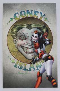 Amanda Connor | Amanda Connor - Limited edition print - gesigneerd - Harley Quinn - Formaat 43,5 x 28 cm | Catawiki