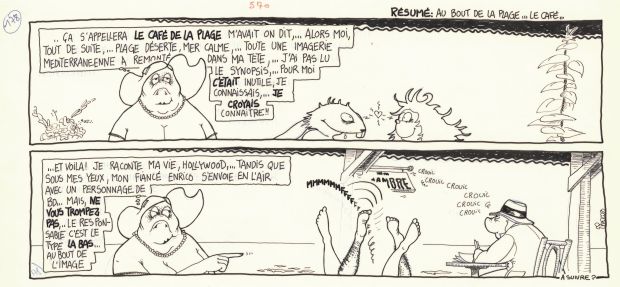 Régis Franc | 1989 - Le café de la plage | Huberty Breyne Gallery