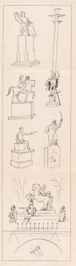 Zbigniew Lengren (1919 - 2003) | Zbigniew Lengren | "Straszny sen o odbudowie Warszawy", ilustracja satyryczna | Desa Unicum