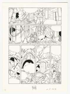 Giorgio Pontrelli | Monster Allergy - Giorgio Pontrelli - tavola originale "I Mostri Perduti" - Page volante - Exemplaire unique - (2005) | Catawiki