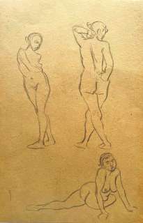 Frank Frazetta | Frank Frazetta - 3 Nudes - Large pencil drawings by Frank Frazetta - (1953) | Catawiki