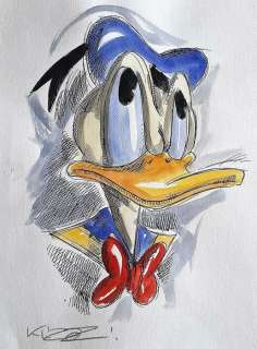 Stefan Klausewitz | Donald Duck - Original artwork by German artist Stefan Klausewitz - Page volante - (2021) | Catawiki