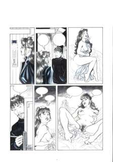 Giovanna Casotto | Selen - Giovanna Casotto - Tavola Originale Erotica tratta da Selen "Experiences Intimes" - Page volante - Exemplaire unique - (1995) | Catawiki