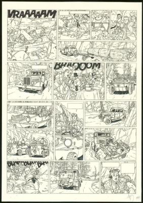 Jean-Christophe Thibert | Planche originale n°42 - Il faut sauver Hitler - Kaplan & Masson | Daniel Maghen