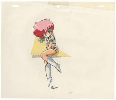 Mika Akitaka Hand-Drawn Color Illustration "Dirty Pair" two | Mandarake (Big Web)