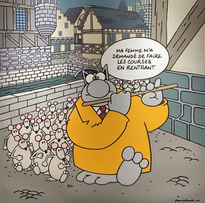 Philippe Geluck | 2024 - Flûte alors ! | Huberty Breyne Gallery
