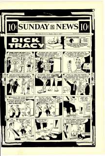 Gould - DICK TRACY, Sunday Black & White Proof (06/02/1957) | Russ Cochran