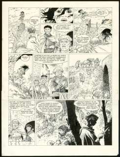 Hermann - Planche originale n°11 - Reinhardt - Les Tours de Bois-Maury