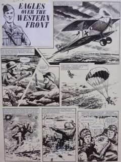 Lacey, Bill | Lacey, Bill - Originele pagina - Eagles over the Western Front - (1964) | Catawiki