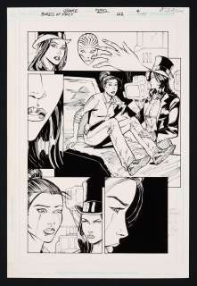 Original Art from Birds of Prey #122 (2008) Page 4 Pencils by Michael O’Hare, Inks by John Floyd | mycomicshop.com