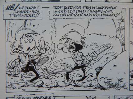 Seron, Pierre | Seron - Originele pagina (p.28) Les petits hommes / De Minimensjes T39 - Les fourmicrabes / De Mierkrabben - (2002) | Catawiki