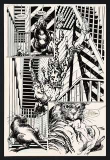 Barry Windsor-Smith, John Floyd - Original Art from Giant Size Rune #1 (1995) Page 5 Layouts by Barry Windsor-Smith, Finishes by John Floyd