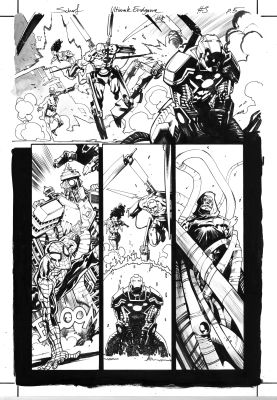 Jonas Scharf | Ultimate Endgame #3 Page 5 | Geoff M Art Sales