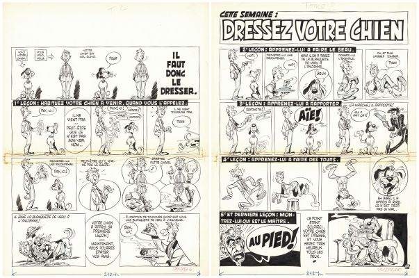 Marcel Gotlib | 1967 - Les dingodossiers Dressez votre chien | Huberty Breyne Gallery