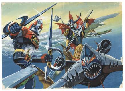 Tatsuji Kajita Hand-Drawn Color Hanken Illustration " Tosho Daimos" | Mandarake (Big Web)