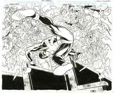 John Cassaday - union jack issue 1 page 4 and 5