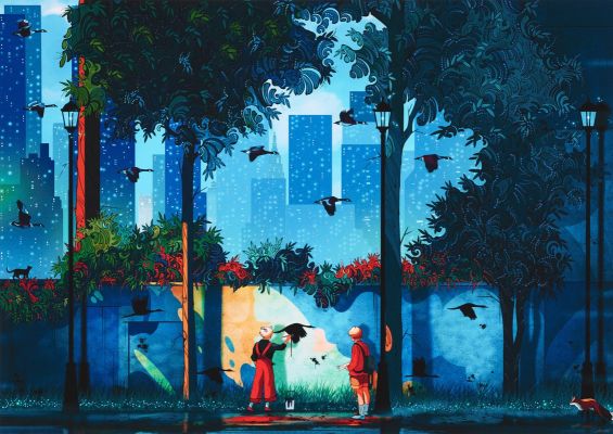Laura El | Boys Who Paint the City, 2026 | Philippe Labaune Gallery