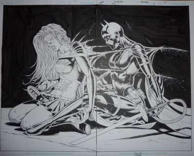 Ian Churchill, Norm Rapmund - supergirl 14 pg 18 - 19 dps batgirl