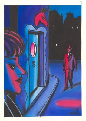 Loustal | Simenon, 2026 - L’âne rouge | Huberty Breyne Gallery
