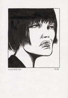 Frédéric Pajak | D’après Guido Crepax, 1 - Encre de Chine, plume et pinceau sur papier | Huberty Breyne Gallery