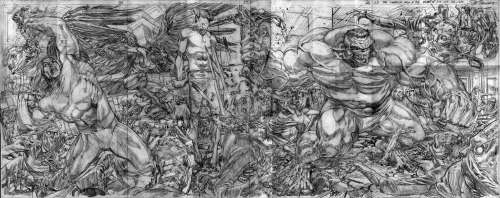 Joe Bennett - immortal hulk 33 page 24 and 25 and 26 and 27 issue 33 page 24 through 27