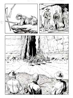 Roberto de Angelis - | Roberto De Angelis - 2x Tavola Originale - Tex Willer n. 2 "La banda di Red Bill" - (2018) | Catawiki