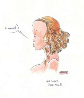 Masbou. Dessin original déd. De cape et de crocs | BDEnchères