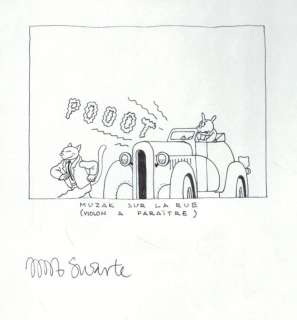 Swarte. Dessin original dédicacé L’art moderne | BDEnchères