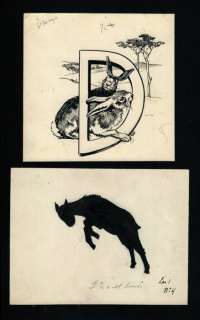 Robert Graafland | Robert Graafland (1875-1940) - Oostindische inkt op tekenkarton - Originele illustraties voor een leerboek van uitgeverij Malmberg - (1920/1925) | Catawiki