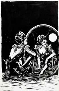 Mezzo (Pascal Mesenburg, Dit) - MEZZO IMAGES DE FEMMES. Encre de Chine pour cette superbe…