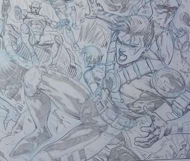 Miguel Mendonça - Batman Miguel Mendonça - 22x17 - A2 - Detective Comics Vol 1 #971 - Page volante - Exemplaire unique - (2018)