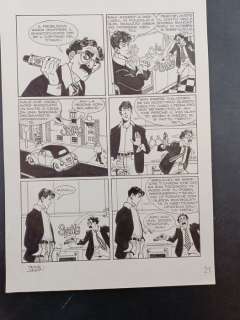 Franco Saudelli | Franco Saudelli "Il discepolo"- Tavola originale | Catawiki