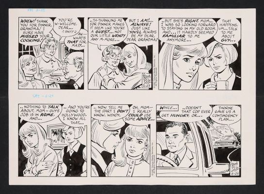 Frank Bolle | Original Art for the Winnie Winkle Comic Strip (6/23 & 6/24 1995) by Frank Bolle | mycomicshop.com (Buy It Now)