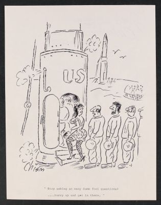 Jack Chism | Hurry Up and Get In There Gag Strip by Jack Chism | mycomicshop.com (Buy It Now)