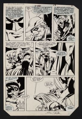 Original Art from Detective Comics #559 (1985) Page 17 Pencils by Gene Colan, Inks by Bob Smith | mycomicshop.com