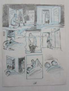 Eisner, Will | Will eisner - Originele pagina in schetsversie (p.46) - City people notebook - (1989) | Catawiki