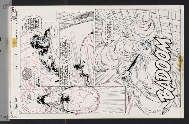 Oscar Jimenez | Original Art from Flash 80-Page Giant #1 (1998) Page 58 Pencils by Oscar Jimenez, Inks by Eduardo Alpuente | mycomicshop.com (Buy It Now)