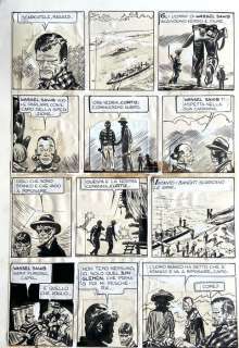 Hugo Pratt | Hugo Pratt - Tavola originale per Junglemen | Catawiki